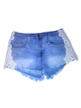 Mossimo Denim Embroidered high rise shorts Womens Size 4 - 27